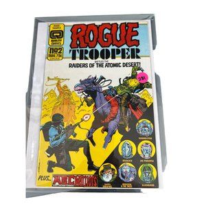 Vintage Rogue Trooper Quality Comics Raiders of Atomic Desert #2 80s